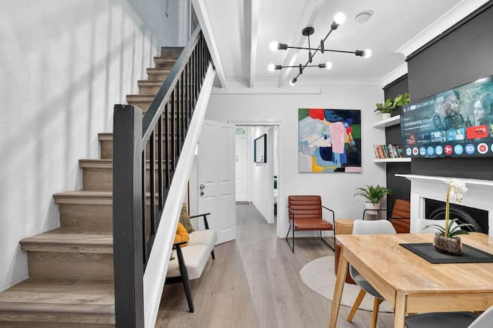 Urban Cozy Escape Near Sydney Uni + Parking - Rosebery