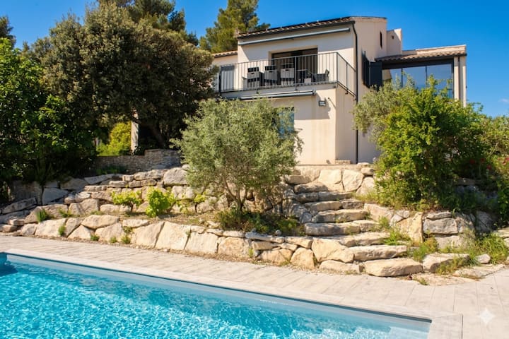 Le Balcon Du Ventoux Avec Piscine Privée - Malaucène