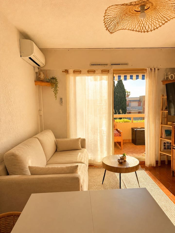 Studio Proche De La Mer Avec Climatisation - Cavalaire-sur-Mer