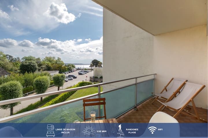 Appartement Vue Mer  4 Pers  Parking Privé - Plougonvelin