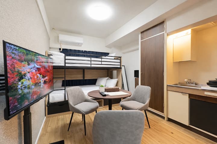 Ohori Park 6min|bunk Bed Stay|up To 3 Guests - Fukuoka