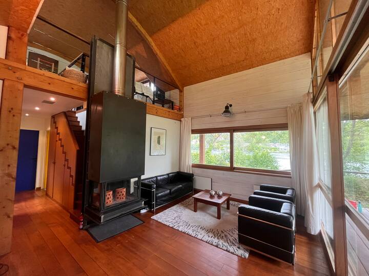 Maison D’architecte En Bois Entre Seine Et Forêt - Fontainebleau