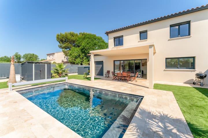 Villa éQuipée Piscine Camargue - Beaucaire