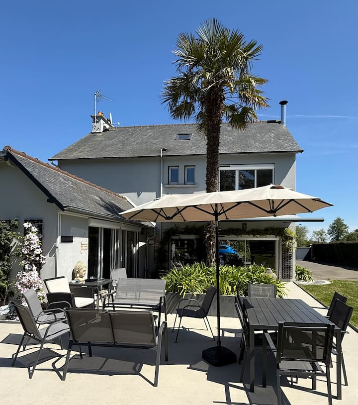 Villa Bretagne Avec Piscine Et Plages à Proximité - Fransa