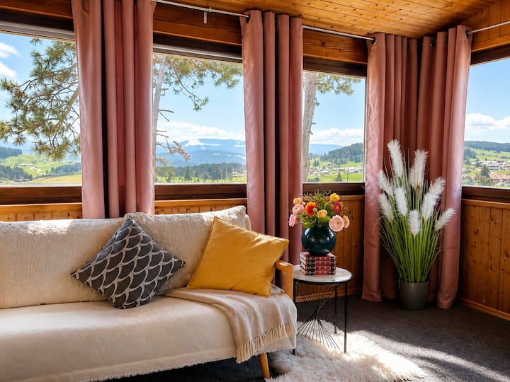 Panoramaapart Alpenblick- Ruhiges Großes Apartment - Oberreute