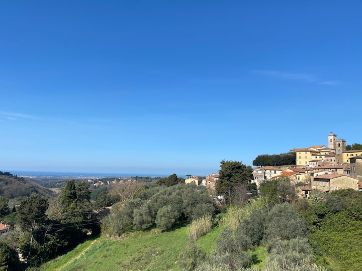 Tuscan Retreat, Sunset Views Over The Sea - Bibbona
