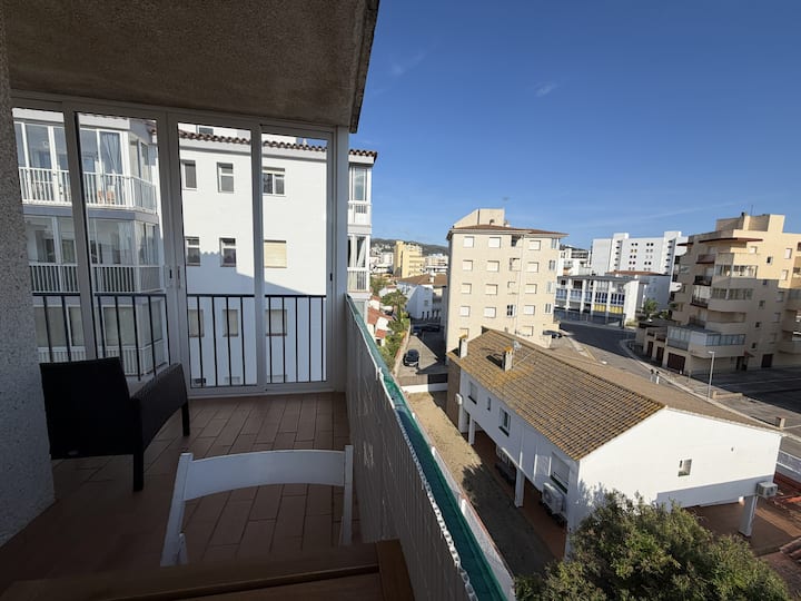 Santa Margarita Apartment With Terrace & Wifi - Roses