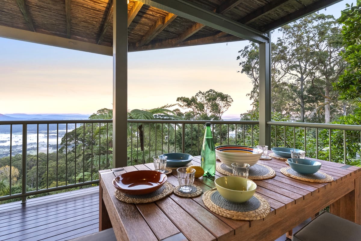 Beacon View Lodge • Panoramic Scenic Rim Views — photo via the host's Airbnb listing