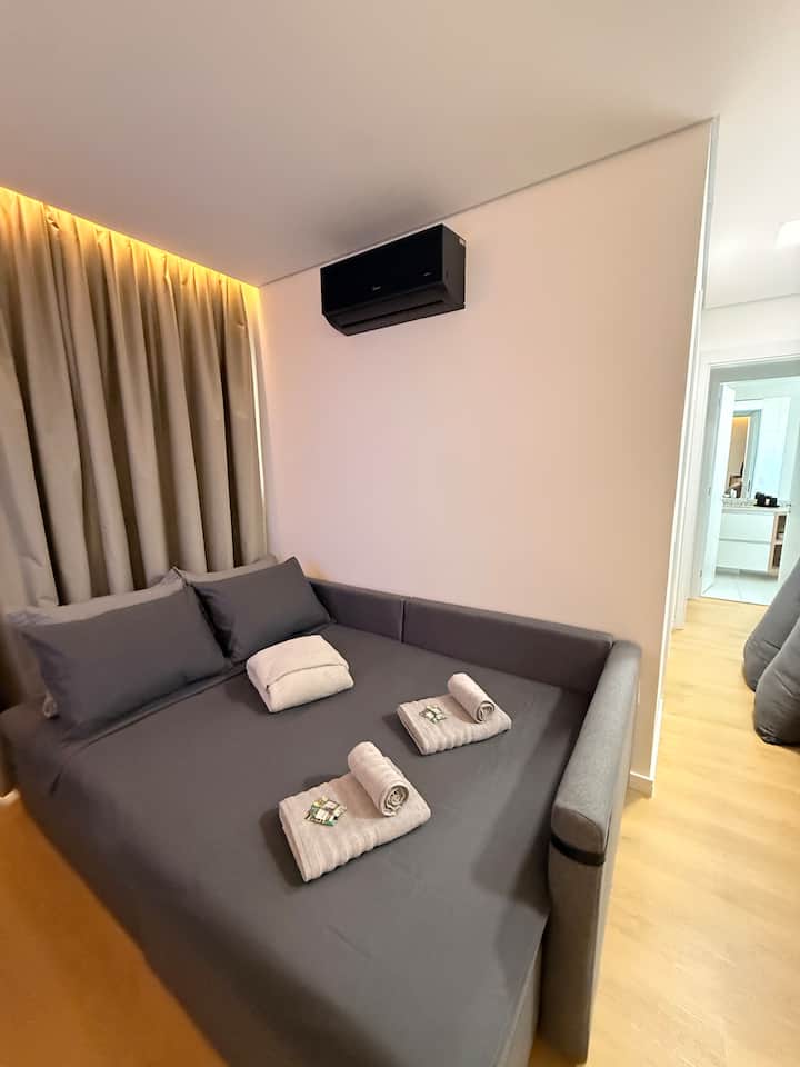 2 Dorm. 7km Gru Airport/garage/pool/gym - Guarulhos