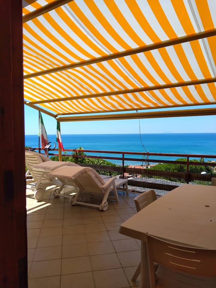 Casa Da 6 Posti Letto Vista Mare Super Panoramica - Castiglione della Pescaia