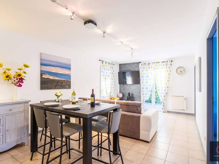 Maison Charmante Avec Jardin Privé - 4 Pers. - Biscarrosse
