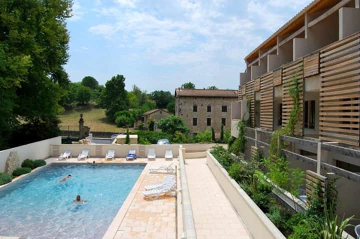 Studio Cœur Du Village Dans Résidence De Charme - Barjac