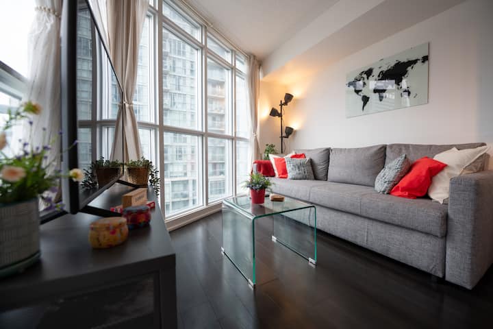 1br By Cn Tower &Fifa | 2x Space Of Boutique Hotel - Toronto