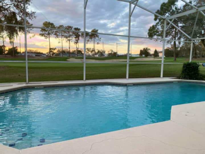 Private Pool 4b Villa W/ Sunset Golf View! - Haines City, FL