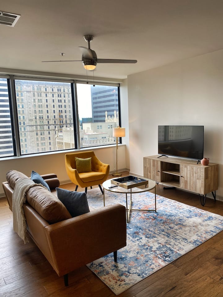 Colorful Downtown Oasis|skyline Views|rooftop Pool - ダラス