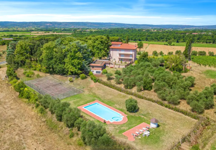 [Tra Cortona E Siena]villa 1000mq | Piscina&tennis - Italia