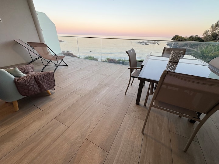 Vue Mer Panoramique-piscine à Débordement-4 Pers - Solenzara
