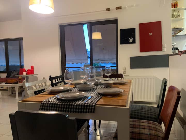 3br City Flat W/large Balcony8 Min Walk To Center - Heraclión