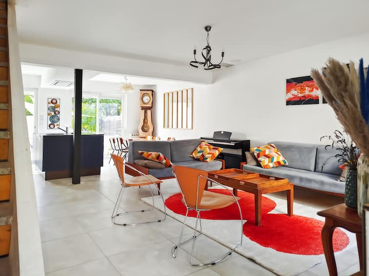 Maison 3 Chambres+ Jardin - 20min à Pied Du Centre - Lattes