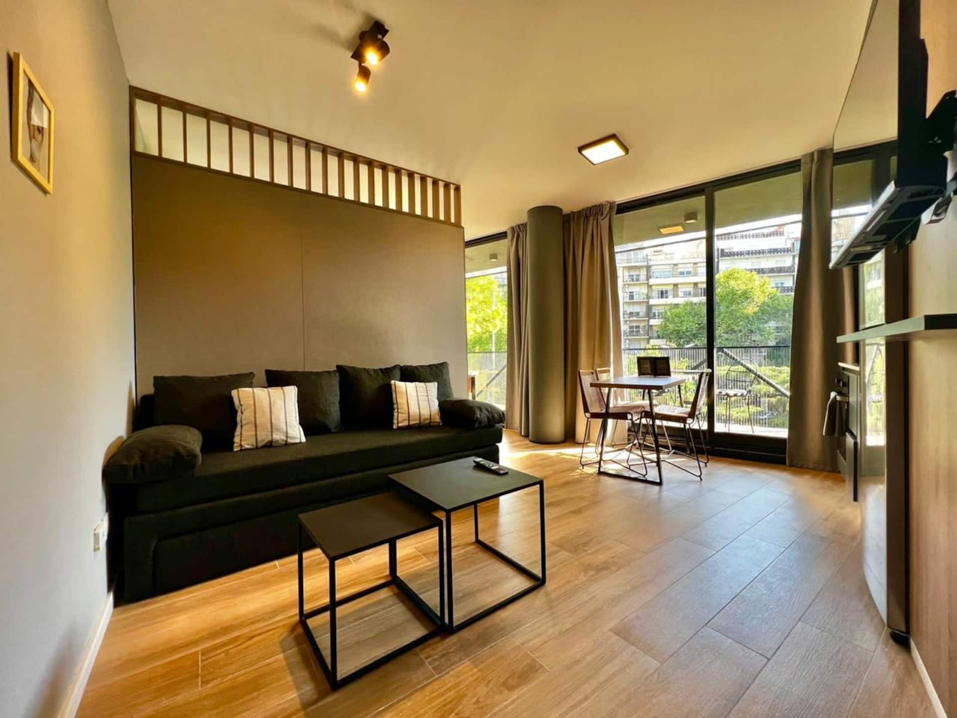1 quarto com piscina e academia, Villa Crespo