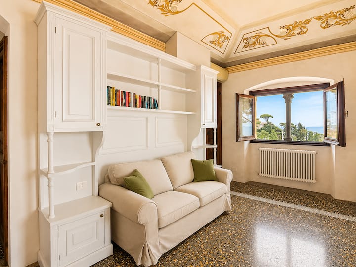 Xenia - 2 Rooms Apt At Villa Edoardo - Zoagli