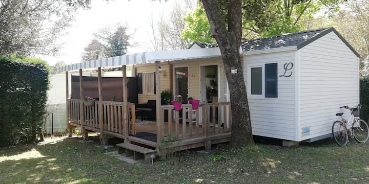 Mobile-home Climatisé Camping Avec Piscine, Calme - La Tremblade