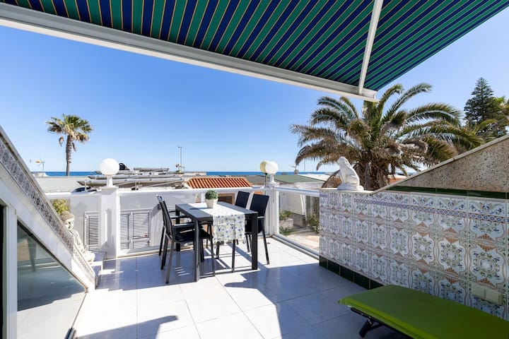 Bungalow De Charme Avec Vue Sur L'océan à Roquetas - Roquetas de Mar