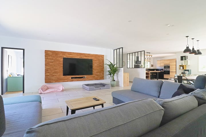 Villa Dogfriendly, Piscine, Forêt - Hostens