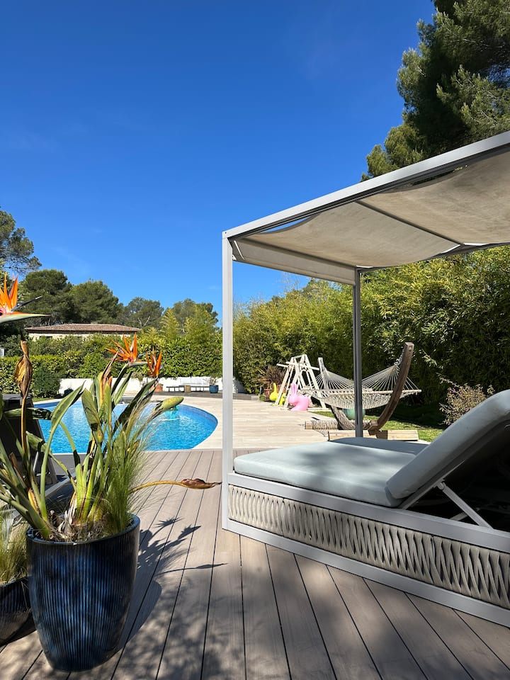 Gated Family Villa Heated Pool 15 Min From Cannes - Mandelieu-La Napoule