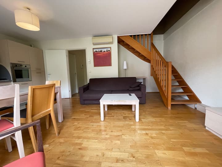 Duplex Luxe 73m² Clim Proche Suisse & Lac - Divonne-les-Bains