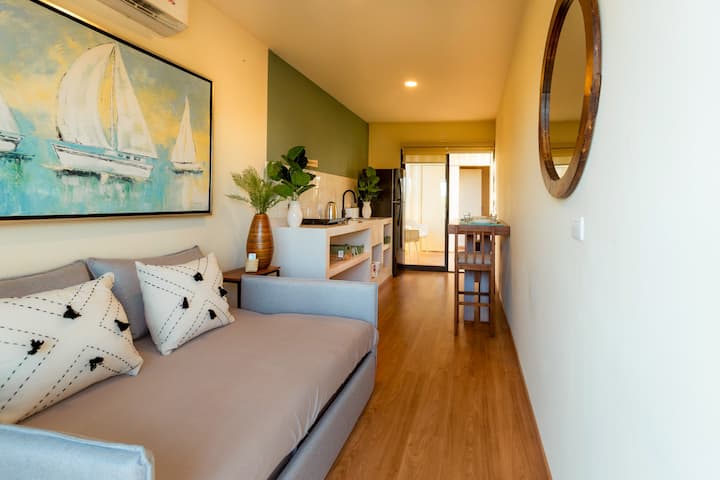 Depa Con Terraza Balcón Y Bella Vista/lorinda - Cruz de Huanacaxtle
