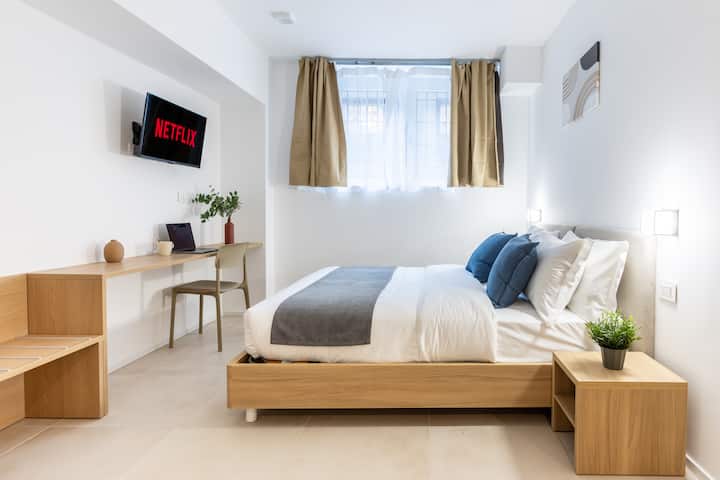 [Tortona 18] Suite Perla | Design, Wi-fi & Netflix - Milán