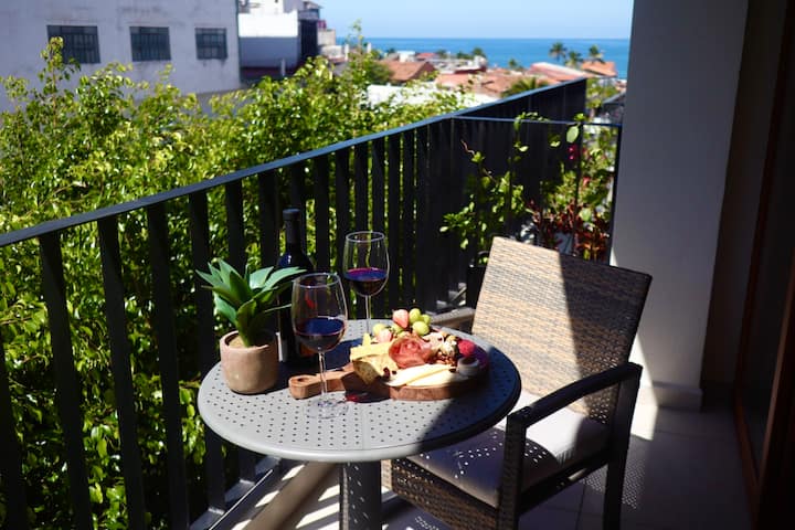 Studio Agavera 5 Ocean View-boardwalk-restaurants - Puerto Vallarta