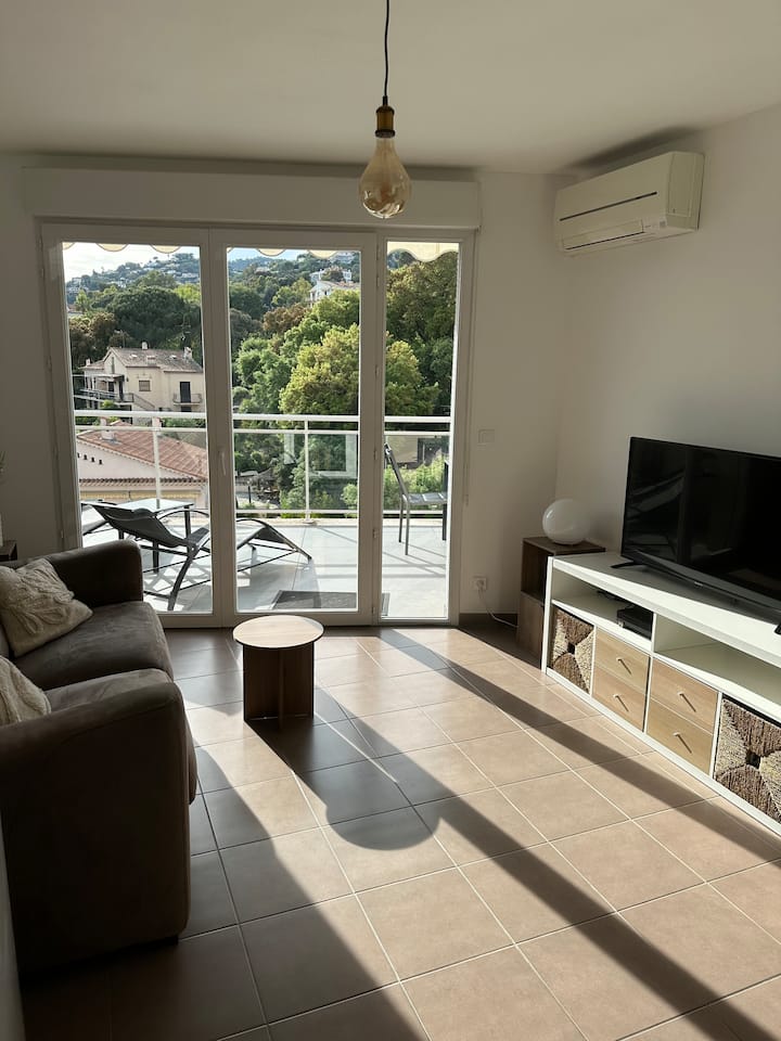La Terrasse Riviera, Parking, Clim, Proche Cannes - Mandelieu-la-Napoule