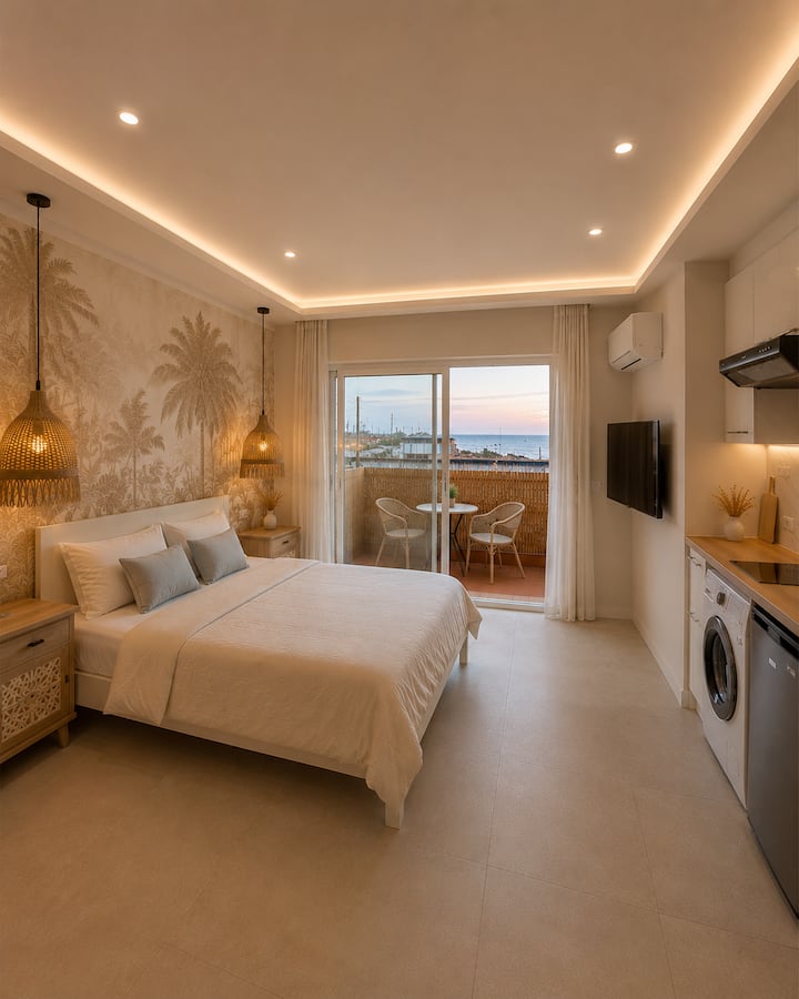 Le Cocon Casa Bohème | Vue Mer, Clim, Parking - Antibes