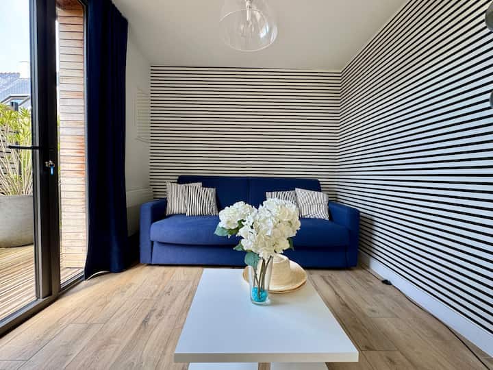 Villa Arz - Plage 3min à Pied - Terrasse - Parking - Larmor-Baden