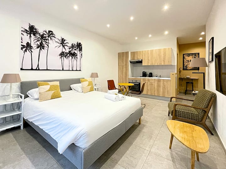 Viva Riviera Charming Studio With Terrace - Cannes
