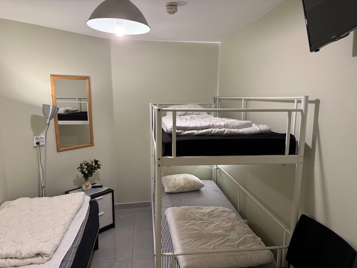 3-bäddsrum, Familjerum (Private Room) - Stockholm