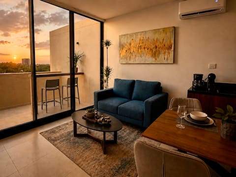 Successful Airbnb property: Calm and comfort in Temozón Norte in Fraccionamiento Residencial Andalucía