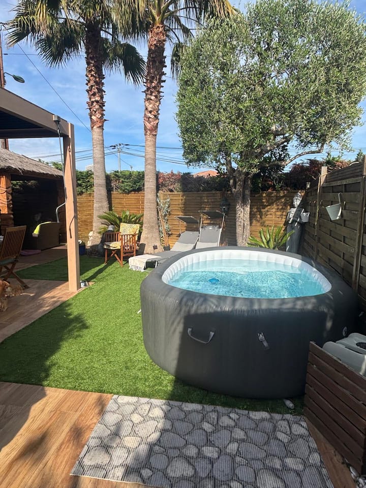 Petite Villa, Côte Dazur, Plage à Proximité. - Villeneuve-Loubet