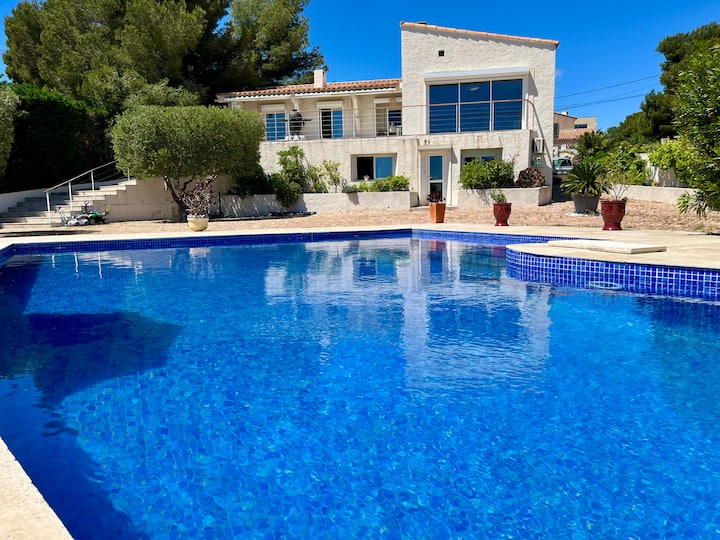 Villa Vue Mer Avec Piscine Et Climatisation - Carry-le-Rouet