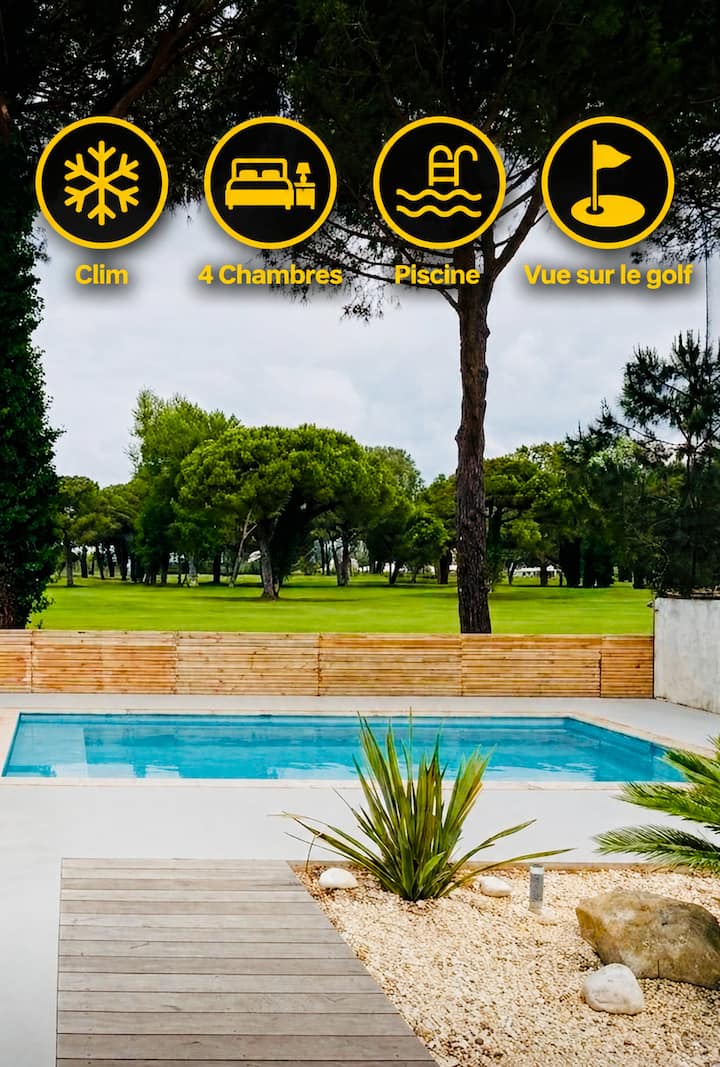 Villa 4 Ch Piscine Vue Imprenable Sur Le Golf - La Grande-Motte