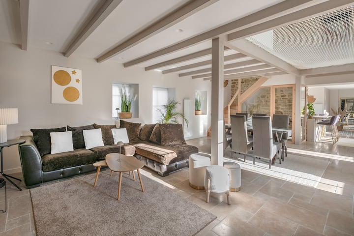 4 Chambres, 4 Sdb, 4 Tv, Filet Suspendu,spa, Sauna - La Turballe