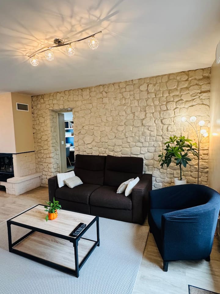Nacre, Maison Avec Piscine Proche Mer - Hermanville-sur-Mer