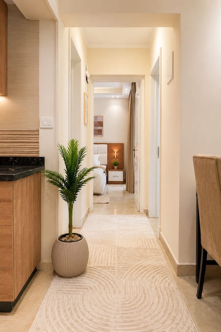 Sky 2 BDR 2 Baths Apt In Rehab City: Additional photos