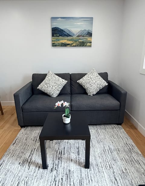 Successful Airbnb property: Stylish and Private Basement Suite in Rockingham