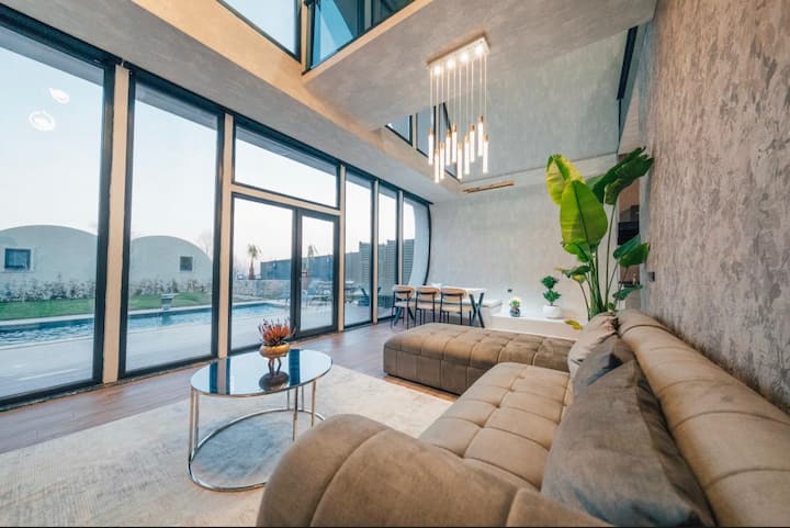 Sapanca Sıcak Havuzlu Lüks 2+1 Bungalov Konsteptli - Sapanca