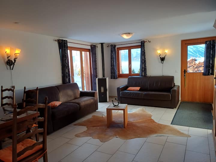 Magnifique Appartement De 2 Pièces à La Tzoumaz - La Tzoumaz