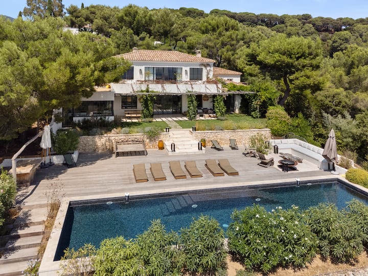 Villa Magnifique Vue Sur Mer 12 Personnes - La Croix-Valmer