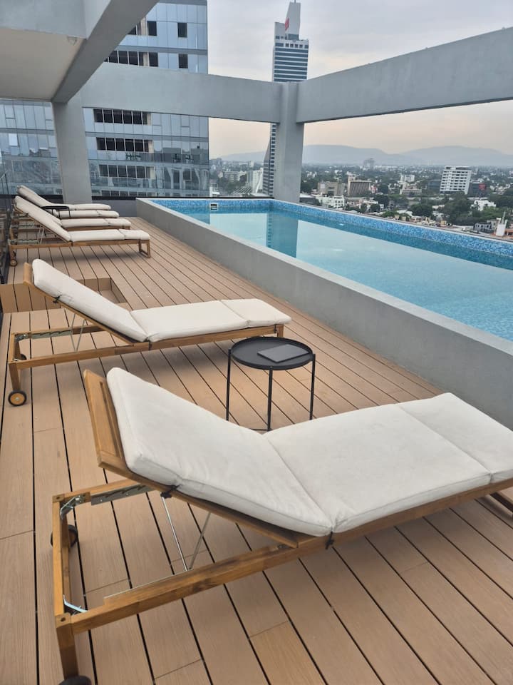 Bonito Departamento Con Alberca Climatizada - Guadalajara
